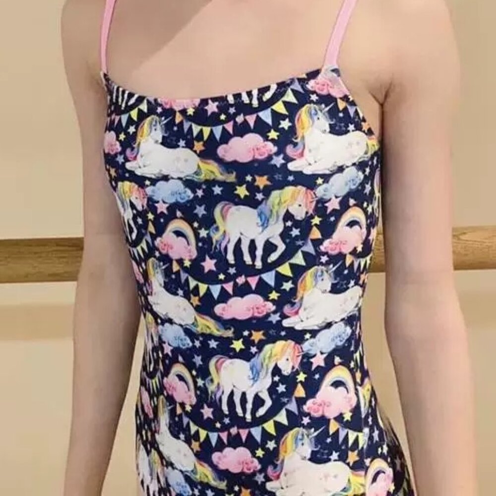 Chameleon Activewear Unicorn Leotard Size L